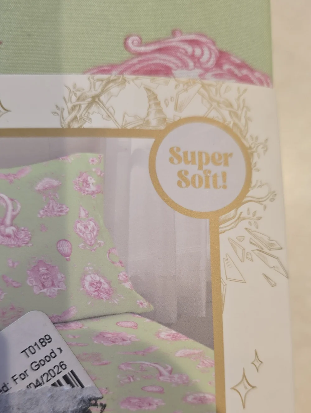 Wicked X Katie Kime Green and Pink Full Size Sheet Set